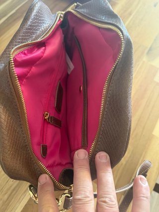 Bolso Adolfo Dominguez Piel Marrón Serpiente