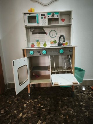 Cocina de juguete para niños y niñas