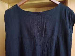 Vestido étnico bordado negro Talla XL (46/48 )