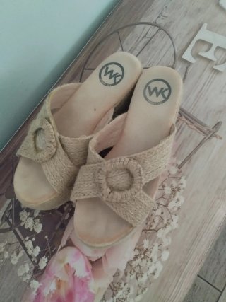 Sandalias Michael Kors Beige Talla 38