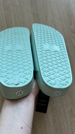 Sandalias Only verde agua