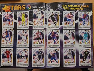 Álbum Liga BBVA 2012-13 Completo. Con ampliación.