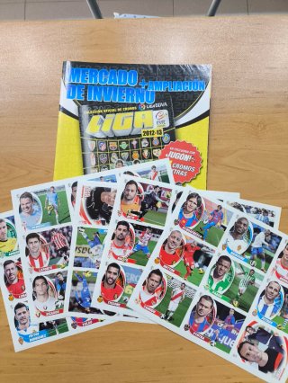 Álbum Liga BBVA 2012-13 Completo. Con ampliación.
