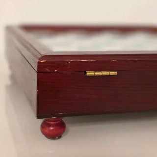 Juego Ajedrez Cristal con Caja Madera