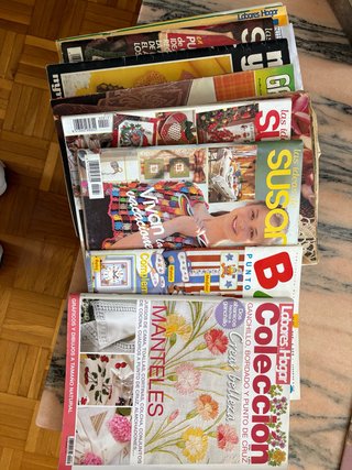 Revistas ganchillo, bordado y punto de cruz