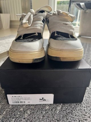Zapatillas Amiri MA-1 Beige y Negro