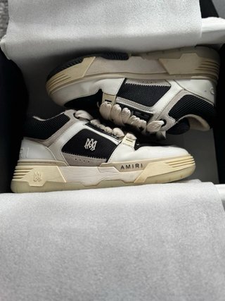 Zapatillas Amiri MA-1 Beige y Negro