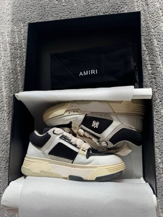 Zapatillas Amiri MA-1 Beige y Negro