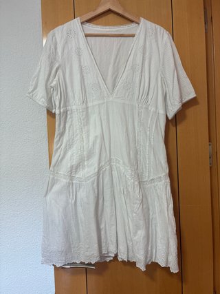 Vestido blanco Zara