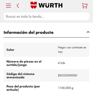 Juego 4 alicates WURTH a estrenar