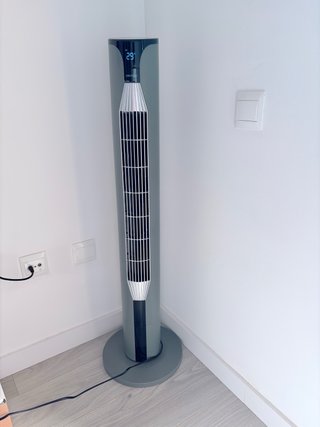 Ventilador Cecotec Torre Negro y Gris