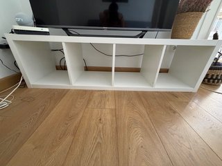 Estantería IKEA KALLAX 1x4 Blanca
