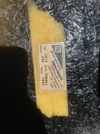 Asiento  monoplaza Yamaha RD 350