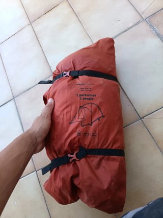 Pack Tienda campaña 2Personas + saco confort 0 ⁰C