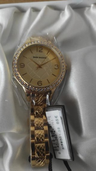 Reloj Mark Maddox Mujer Dorado Nuevo