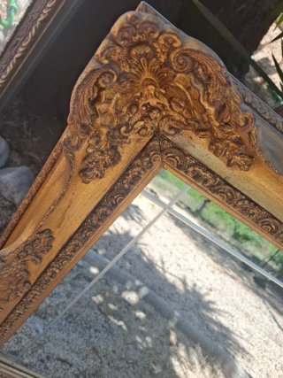 Espejo Barroco Antiguo Dorado