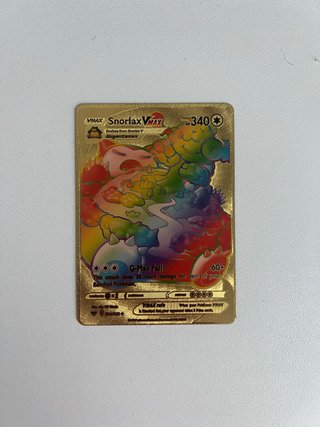 Carta Pokémon Snorlax VMAX Gigantamax