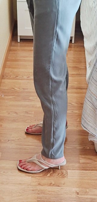 Sandalias Zara tacón dedo