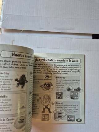 Manual Wario Land 3 Game Boy Color Nintendo