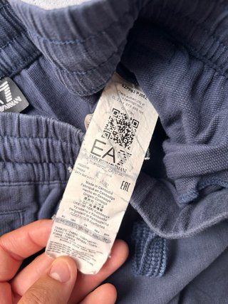 EA7 Emporio Armani Pantalones Deportivos Gris