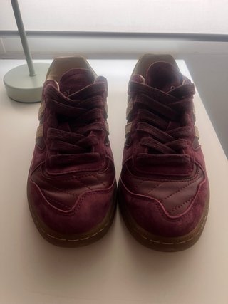 Zapatilla Coolway Talla 36 morado y amarillo