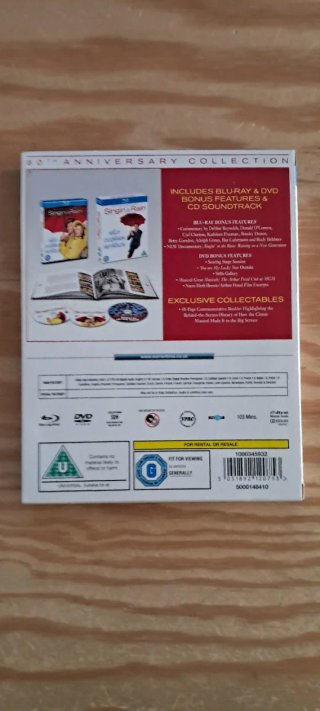 Cantando bajo la lluvia Blu-ray 60 Aniversario UK