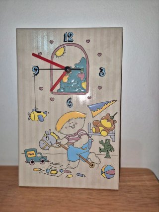 Reloj de Azulejo Infantil Decorativo