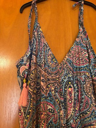 Vestido boho estampado