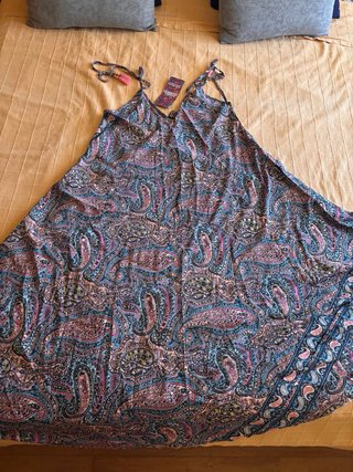 Vestido boho estampado
