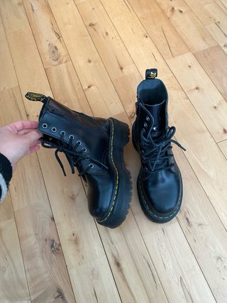 Botas Dr. Martens Plataforma Negras
