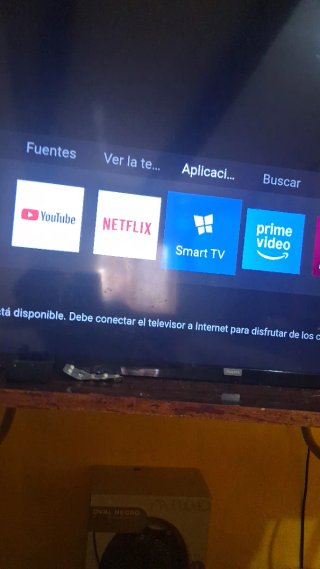 Televisor Smart TV Negro