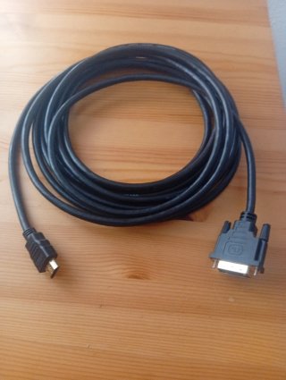Cable HDMI a DVI 5M Nuevo
