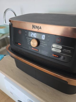 Freidora de aire Ninja 10.4L Dual Zone