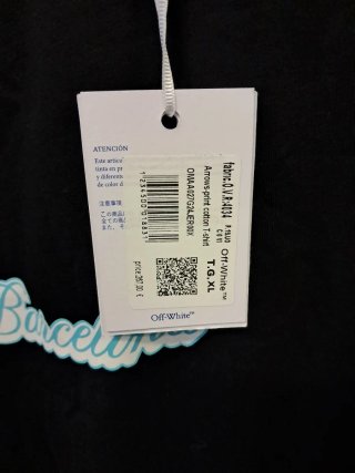 Camiseta Off-White Barcelona Negra