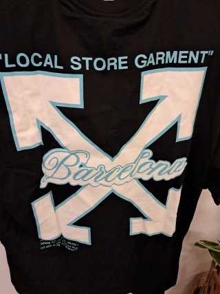 Camiseta Off-White Barcelona Negra
