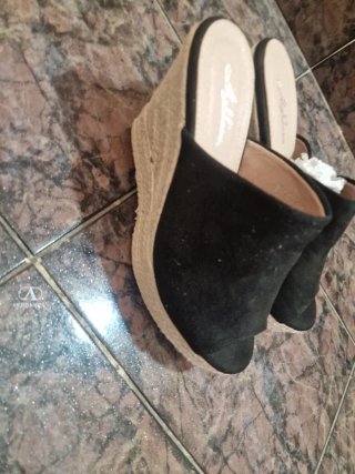 Scarpe donna tacco nero 38