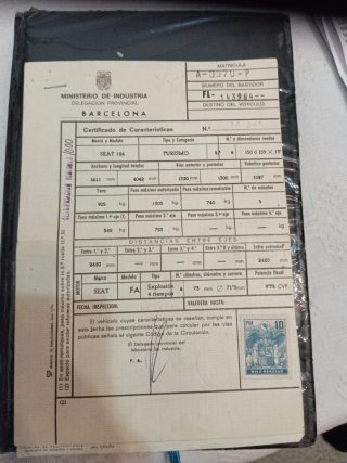 Tubo Escape Seat 124 (1977) SE NECESITA