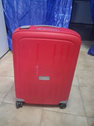 Maleta Samsonite Roja Rígida