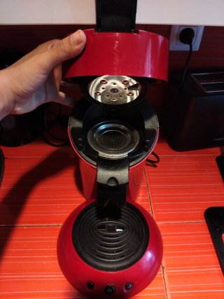 Cafetera Philips Senseo Roja