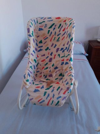Silla balancín y estática para bebé