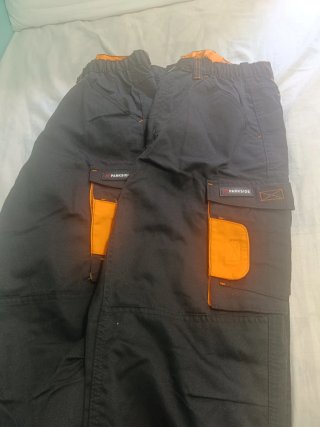 Pantalones de Trabajo PARKSIDE Negros y Naranjas