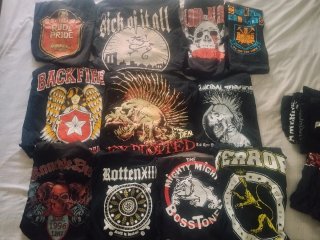 Lote Camisetas Punk, Hardcore, Rock, Metal...