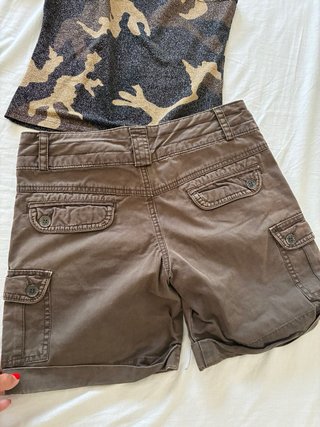Conjunto Camuflaje Top y Pantalón Corto