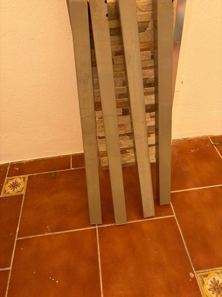 Mesa de jardín 2,20x90