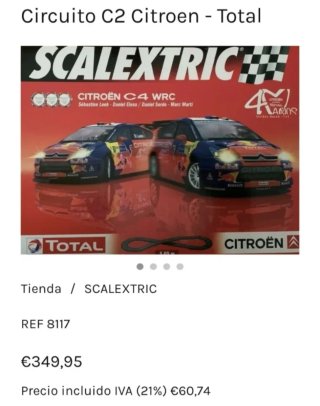 Scalextric Citroën C4 WRC 8117