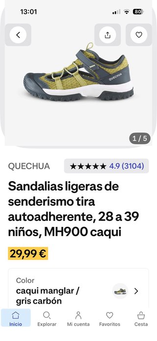 Sandali leggeri per bambini T 36-37