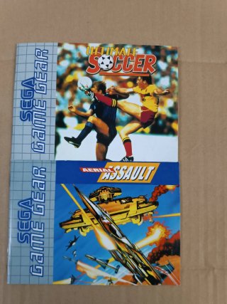 Manuales SEGA Game Gear: Ultimate Soccer y Aerial