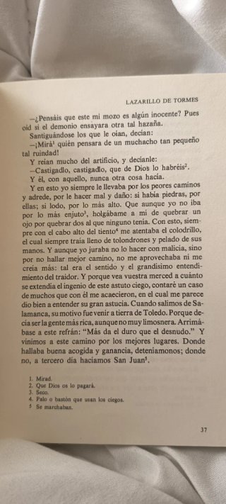 Lazarillo de Tormes edición clásica descatalogada