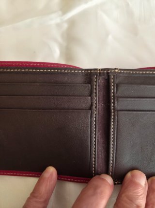 Cartera Pierre Cardin Piel Marrón y Rosa