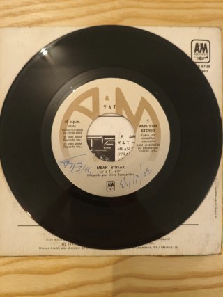 SINGLE Y & T VINILO 7" HARD ROCK METAL AOR